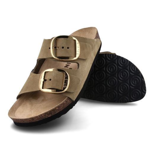 Bild von Kasmir Damen Slipper Big Buckle