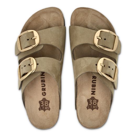 Bild von Kasmir Damen Slipper Big Buckle