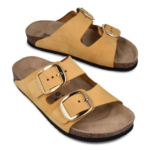 Bild von Kasmir Damen Slipper Big Buckle