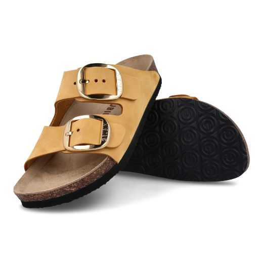 Bild von Kasmir Damen Slipper Big Buckle