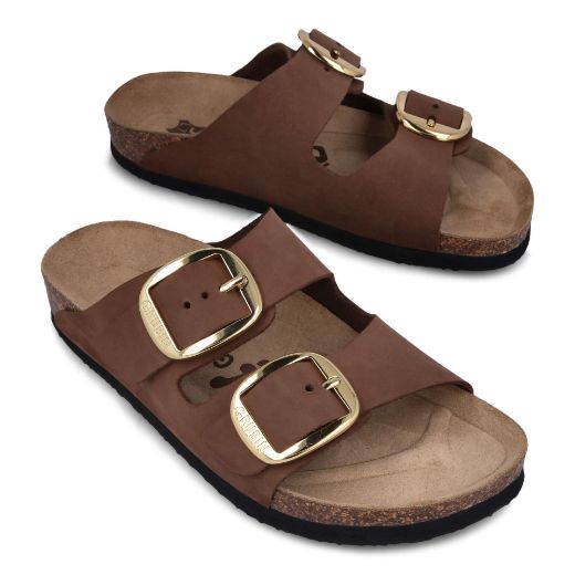 Bild von Kasmir Damen Slipper Big Buckle