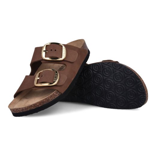 Bild von Kasmir Damen Slipper Big Buckle