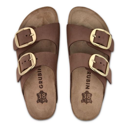 Bild von Kasmir Damen Slipper Big Buckle