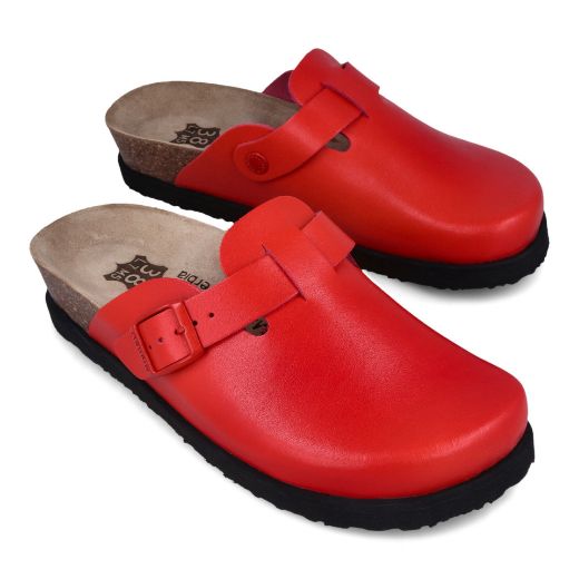 Bild von Katar Damen Clog Professional Plateau Leder