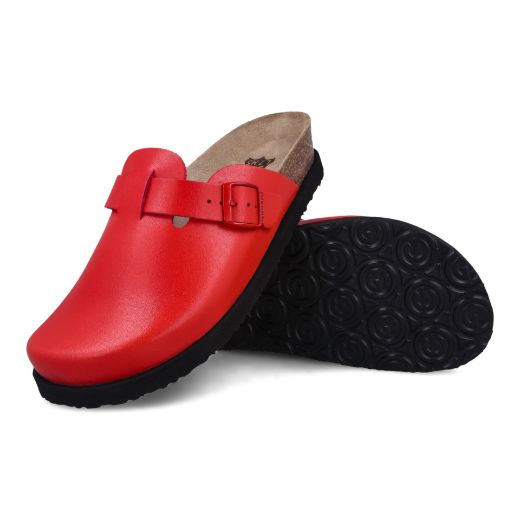 Bild von Katar Damen Clog Professional Plateau Leder