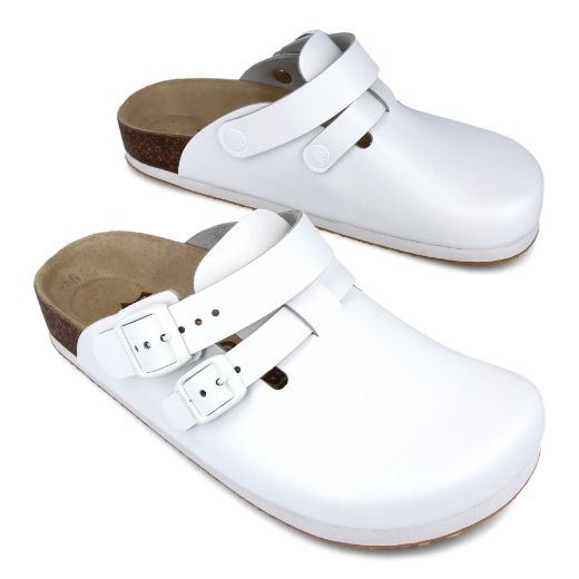 Picture of Kuba Women Clog Professional Leather Anti-Slip Pads