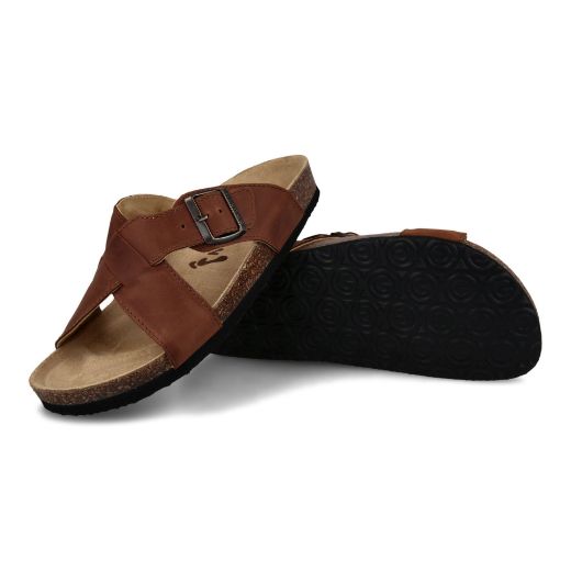 Image de Borsallino Hommes Slipper Cuir