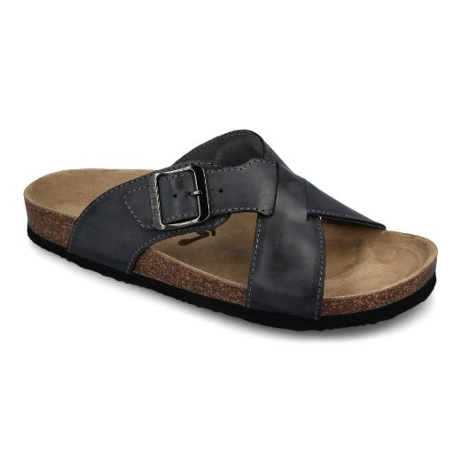 Image de Borsallino Hommes Slipper Cuir