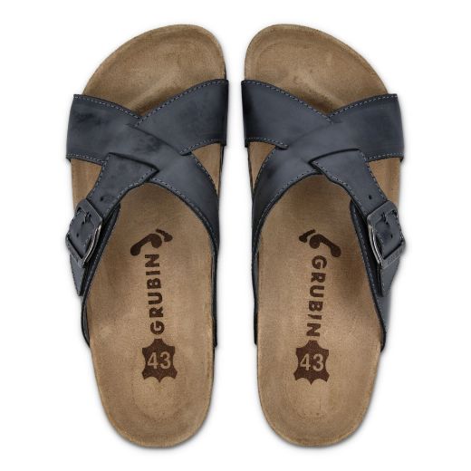 Image de Borsallino Hommes Slipper Cuir