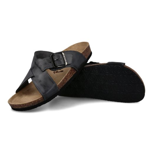 Image de Borsallino Hommes Slipper Cuir