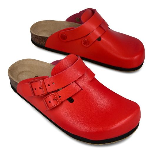 Picture of Kuba Women Clog Professional Leather Anti-Slip Pads