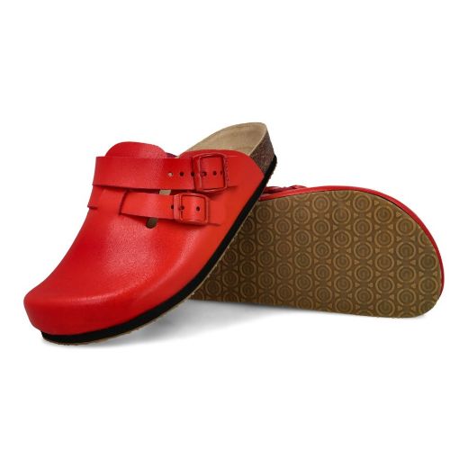 Picture of Kuba Women Clog Professional Leather Anti-Slip Pads