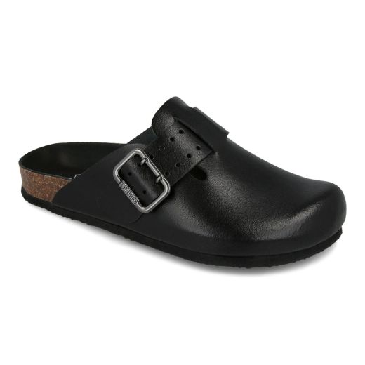 Picture of Enis Men Clog Leather, black